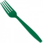 Creative Converting 58112B Emerald Green 3-Ply 1/4 Fold Luncheon Napkin - 500/Case