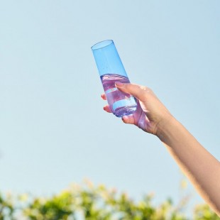 Tossware POP 9 oz. Customizable Plastic Royal Blue Flute Glass - 252/Case Tossware POP 9 oz. Customizable Plastic Royal Blue Flute Glass - 252/Case