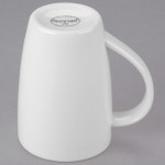 Libbey Slenda 9 oz. Royal Rideau White Porcelain Mug - Sample