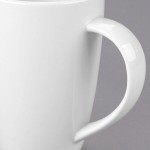Libbey Slenda 9 oz. Royal Rideau White Porcelain Mug - Sample