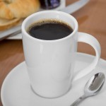 Libbey Slenda 9 oz. Royal Rideau White Porcelain Mug - Sample