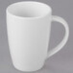 Libbey Slenda 9 oz. Royal Rideau White Porcelain Mug - Sample