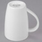 Libbey Slenda 9 oz. Royal Rideau White Porcelain Mug - Sample