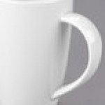 Libbey Slenda 9 oz. Royal Rideau White Porcelain Mug - Sample