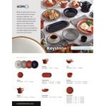Acopa Keystone 8 oz. Vanilla Bean Porcelain Low Cup - Sample Acopa Keystone 8 oz. Vanilla Bean Porcelain Low Cup - Sample
