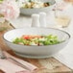 Acopa Embers 48 oz. Gray Matte Stoneware Pasta Bowl - Sample