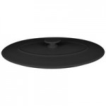 RAK Porcelain Chef's Fusion 40 oz. Volcano Black Porcelain Frying Pan - 6/Case