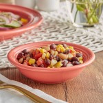 Acopa Capri 4.5 oz. Coral Reef Stoneware Fruit Bowl / Monkey Dish - 12/Pack