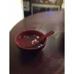 GET 6020-TD Japanese Traditional 0.6 oz. Melamine Soup Spoon - 60/Case