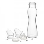 GET SDB-16 16 oz. Frosted Polycarbonate Salad Dressing / Juice Bottle and Lid Set GET SDB-16 16 oz. Frosted Polycarbonate Salad Dressing / Juice Bottle and Lid Set
