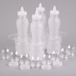 GET SDB-16 16 oz. Frosted Polycarbonate Salad Dressing / Juice Bottle and Lid Set GET SDB-16 16 oz. Frosted Polycarbonate Salad Dressing / Juice Bottle and Lid Set