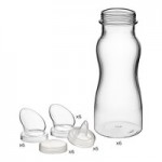 GET SDB-16 16 oz. Frosted Polycarbonate Salad Dressing / Juice Bottle and Lid Set GET SDB-16 16 oz. Frosted Polycarbonate Salad Dressing / Juice Bottle and Lid Set