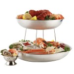 American Metalcraft SSEA16 Stainless Steel Seafood Tray - 15 3/4 American Metalcraft SSEA16 Stainless Steel Seafood Tray - 15 3/4