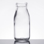 American Metalcraft 6 oz. Glass Milk Bottle - 24/Case