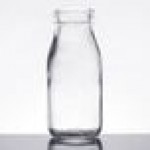 American Metalcraft 6 oz. Glass Milk Bottle - 24/Case