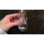 American Metalcraft 6 oz. Glass Milk Bottle - 24/Case