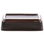 Tuxton GZL-751 TuxTrendz Kona 3 oz. Lava China Sauce Dish - 24/Case