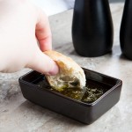 Tuxton GZL-751 TuxTrendz Kona 3 oz. Lava China Sauce Dish - 24/Case