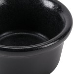 Hall China from Steelite International HL3630AFCA Foundry 3.5 oz. Black China Round Ramekin - 36/Case Hall China from Steelite International HL3630AFCA Foundry 3.5 oz. Black China Round Ramekin - 36/Case