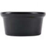 Hall China from Steelite International HL3630AFCA Foundry 3.5 oz. Black China Round Ramekin - 36/Case Hall China from Steelite International HL3630AFCA Foundry 3.5 oz. Black China Round Ramekin - 36/Case
