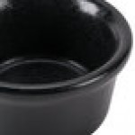 Hall China from Steelite International HL3630AFCA Foundry 3.5 oz. Black China Round Ramekin - 36/Case Hall China from Steelite International HL3630AFCA Foundry 3.5 oz. Black China Round Ramekin - 36/Case
