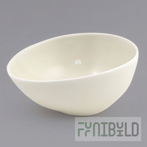 Front of the House Kiln 4 oz. Vanilla Bean Porcelain Ramekin - 12/Case