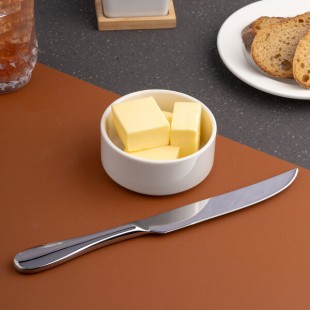 Ariane Orba 2.37 oz. White Embossed Porcelain Butter Ramekin - 12/Case Ariane Orba 2.37 oz. White Embossed Porcelain Butter Ramekin - 12/Case