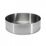 Front of the House Soho 9 oz. Matte Black Brushed Stainless Steel Round Ramekin - 12/Case Front of the House Soho 9 oz. Matte Black Brushed Stainless Steel Round Ramekin - 12/Case