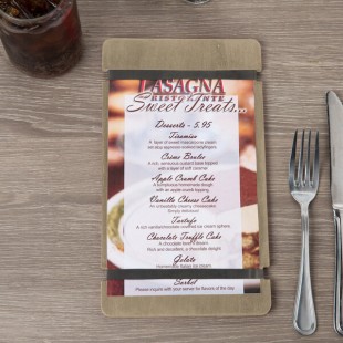 Menu Solutions WDRBB-A Weathered Walnut 5 1/2