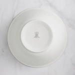 RAK Porcelain Leon 199.5 oz. Ivory Embossed Porcelain Salad Bowl