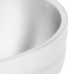 Vollrath 4659250 Double Wall Round Beehive 6.9 Qt. Serving Bowl - Pearl White