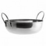 Vollrath 59751 40 oz. Shallow Stainless Steel Balti Dish - 7