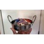 Vollrath 59751 40 oz. Shallow Stainless Steel Balti Dish - 7