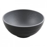 GET Roca Matte 15 oz. Gray Melamine Soup / Salad Bowl - 24/Case