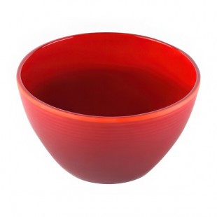 Elite Global Solutions Maya 15 oz. Red Reactive Glaze Round Melamine Bowl - 6/Case Elite Global Solutions Maya 15 oz. Red Reactive Glaze Round Melamine Bowl - 6/Case