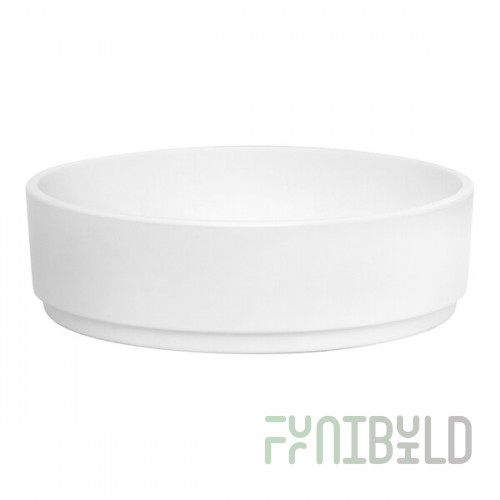 Creations Cali from Steelite International 20 oz. White Melamine Stack Bowl - 6/Case