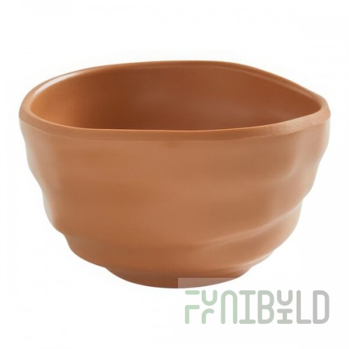 American Metalcraft Marra 6 oz. Terracotta Round Melamine Bowl