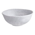 Acopa Cavern 48 oz. Light Gray Round Melamine Bowl - 12/Case Acopa Cavern 48 oz. Light Gray Round Melamine Bowl - 12/Case