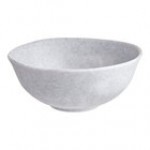 Acopa Cavern 48 oz. Light Gray Round Melamine Bowl - 12/Case Acopa Cavern 48 oz. Light Gray Round Melamine Bowl - 12/Case