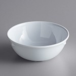 Acopa Foundations 11 oz. White Narrow Rim Melamine Bowl - 12/Case Acopa Foundations 11 oz. White Narrow Rim Melamine Bowl - 12/Case