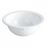 Acopa Foundations 11 oz. White Narrow Rim Melamine Bowl - 12/Case Acopa Foundations 11 oz. White Narrow Rim Melamine Bowl - 12/Case
