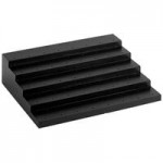 Acopa Mesa 120 Hole Black Wood Skewer / Cake Pop Holder