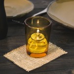 Sterno 80282 Petite Amber Votive Glass Sterno 80282 Petite Amber Votive Glass