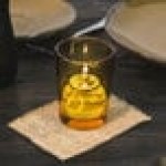 Sterno 80282 Petite Amber Votive Glass Sterno 80282 Petite Amber Votive Glass