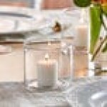 Acopa 12.5 oz. Cylindrical Glass Candle / Votive Holder - 12/Case