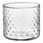 Acopa 12.5 oz. Cylindrical Glass Candle / Votive Holder - 12/Case