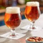 Libbey 3817 10 oz. Customizable Stackable Belgian Beer / Tulip Glass - 12/Case Libbey 3817 10 oz. Customizable Stackable Belgian Beer / Tulip Glass - 12/Case