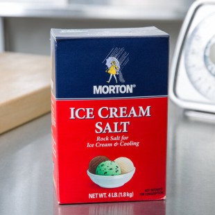 Morton 4 lb. Ice Cream Rock Salt - 8/Case Morton 4 lb. Ice Cream Rock Salt - 8/Case