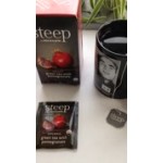 Steep By Bigelow Organic Green Tea with Pomegranate Tea Bags - 120/Case