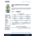 Ken's Foods 1 Gallon Buttermilk Ranch Dressing and Dip - 4/Case